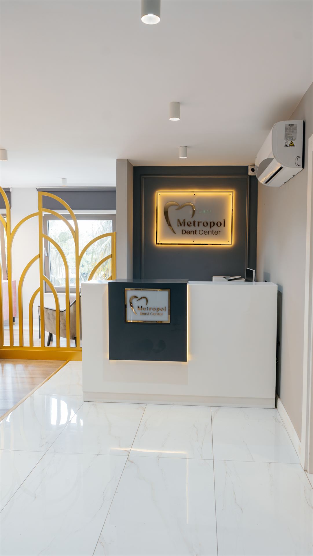 Metropol Dent Center karşılama alanı